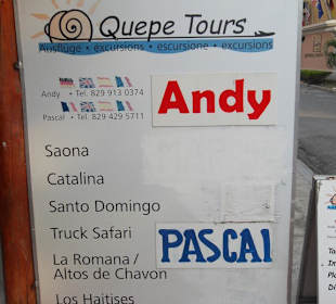 Hinweisschild an der Strasse