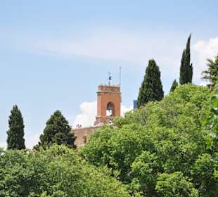 Alcazaba - Blick auf den Glockenturm