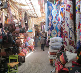 Unterwegs in der Altstadt von Marrakesch