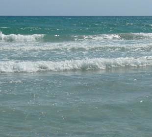 Wellen nur bei viel Wind!