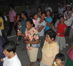 Sinulog Parade unterwegs an der Westküste
