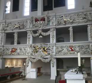 Blick zur Fürstenloge in der Augustinerkirche