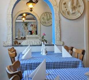 Blick in die Gasträume des Restaurant Kreta