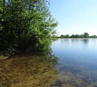 Spaziergang am südlichen Ufer des Sees