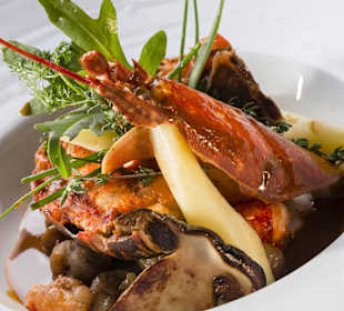 Dégustation au restaurant Les Fresques