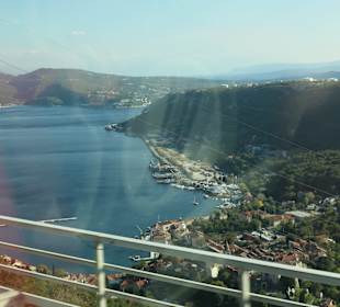 Blick von der A7 zur Bucht von Bakar