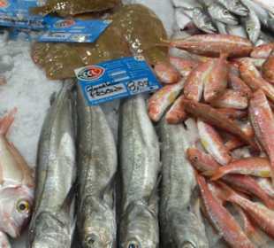 In der Abteilung für Fische und Meeresfrüchte