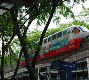 Monorail train Kuala Lumpur