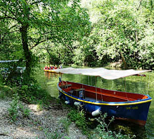 Schiffahrt auf der Cetina