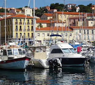 Im Yachthafen von Port Vendres