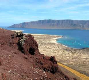 Blick zur Ostseite und nach Lanzarote