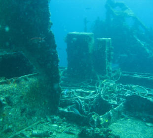 Wrack vor St. Georges/Grenada