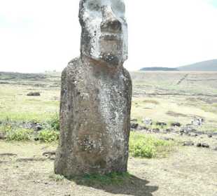 Статуя Моаи.