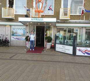 Eingang vom Hotel Noordzee