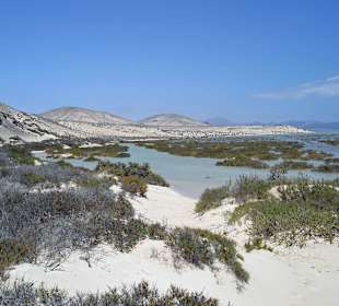 Playa Barca bei Flut