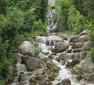 Wasserfall im Victoria-Park in Berlin Kreuzberg