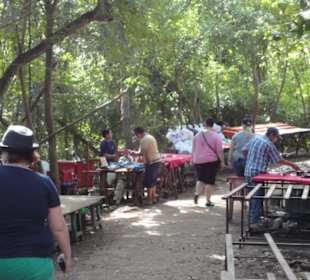 Verkaufsstände in chichen itza
