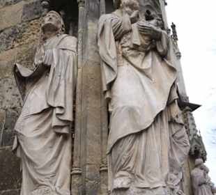 HHeiligefiguren an dem Nordportal