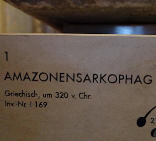 Beschreibung des Sarkophag