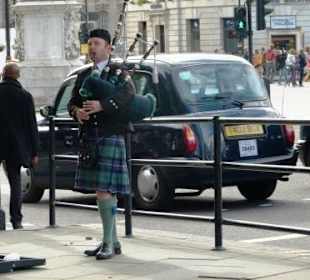 Stimmung auf dem Trafalgar Square