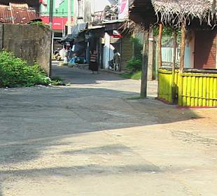 Abgelegene Seitenstrasse