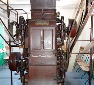 Die Schrotmühle im Brauereimuseum