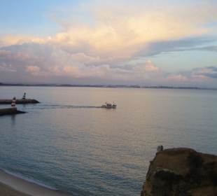 Abendstimmung beim Hafen von Lagos