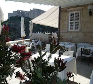 Mit Blick auf das Meer