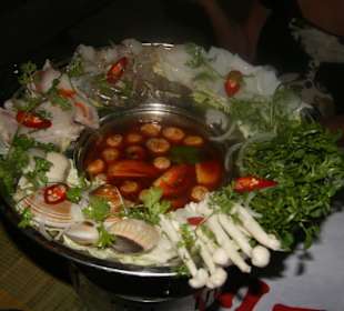 Hot Pot mit Meeresfrüchten