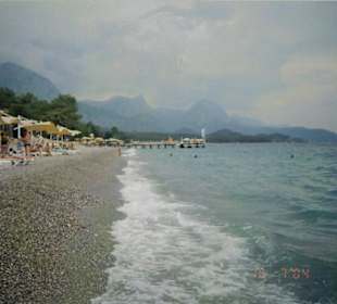 Strand bei Sturm