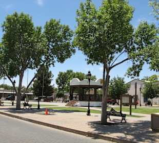 Plaza der historischen Stadt Mesilla, NM
