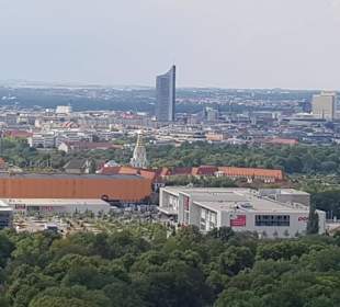 Blick auf Leipzig vom Völkerschlachtdenkmal 