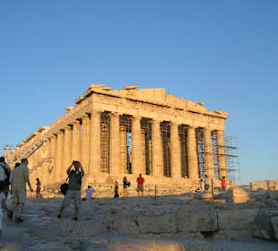 Acropoli quasi al tramonto