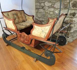 Prunkschlitten zum Personentransport