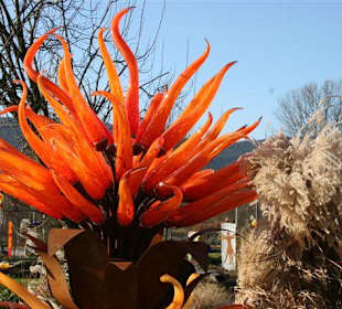Flammen aus Glas?    im Glaspark