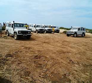 Die Jeeps von TUI Deutschland und Nordic