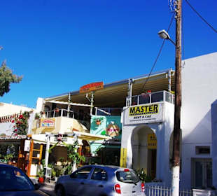 Santorin selbst im Bild Landschaft, Stadt