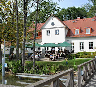 Gartenansicht mit Terrasse