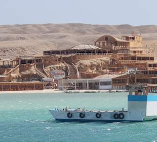 Vom Bot die sicht zur Insel