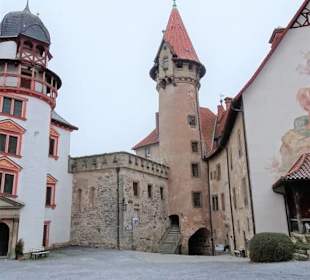 Im Innenhof der Veste Heldburg