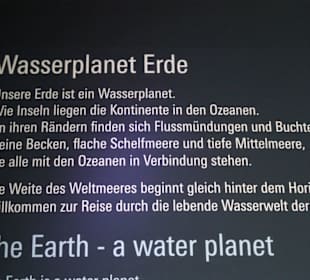 Hinweisschild zur Erde