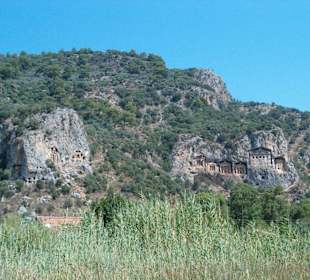 Gräber in Dalyan