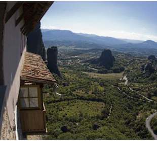 Widok z tarasu klasztoru