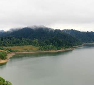 Ausblick aus dem  Burg- Burg Czorsztyn