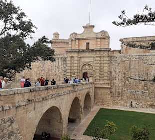 Mdina Gate in Mdina,