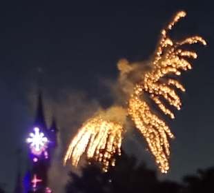 Das tägliche Abschlußfeuerwerk