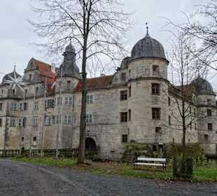 Außenansicht des Wasserschlosses Mitwitz