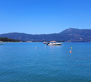 Unterwegs mit dem Tretboot