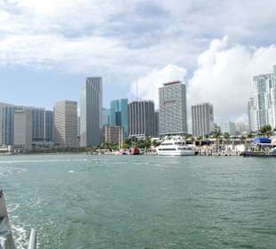 Blick auf Miami Downtown
