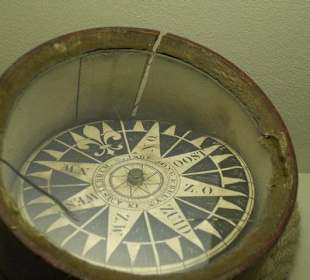 Kompass im Schokomuseum